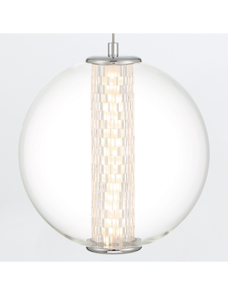 Quintiesse Lampa wisząca Atomo - 1 źródło światła - Polerowany chrom QN-ATOMO-1P-PC