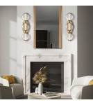 Bathroom wall lamps - Quintiesse Atomo wall lamp - 3 light sources - Brushed gold IP44 Elstead Lighting QN-ATOMO-3W-BG - product 7