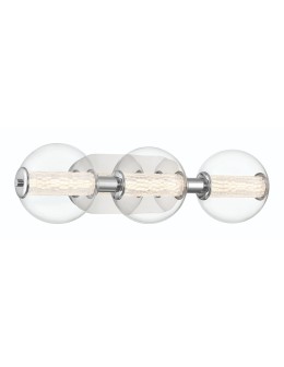 Quintiesse Atomo wall lamp - 3 light sources - Polished chrome IP44 Elstead Lighting QN-ATOMO-3W-PC