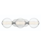Bathroom wall lamps - Quintiesse Atomo wall lamp - 3 light sources - Polished chrome IP44 Elstead Lighting QN-ATOMO-3W-PC - product 2