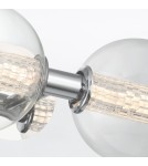 Bathroom wall lamps - Quintiesse Atomo wall lamp - 3 light sources - Polished chrome IP44 Elstead Lighting QN-ATOMO-3W-PC - product 4