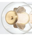 Bathroom wall lamps - Quintiesse Atomo wall lamp - 4 light sources - Brushed gold IP44 Elstead Lighting QN-ATOMO-4W-BG - product 3