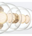 Bathroom wall lamps - Quintiesse Atomo wall lamp - 4 light sources - Brushed gold IP44 Elstead Lighting QN-ATOMO-4W-BG - product 4