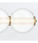 Bathroom wall lamps - Quintiesse Atomo wall lamp - 4 light sources - Brushed gold IP44 Elstead Lighting QN-ATOMO-4W-BG - product 5