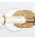 Bathroom wall lamps - Quintiesse Atomo wall lamp - 4 light sources - Brushed gold IP44 Elstead Lighting QN-ATOMO-4W-BG - product 6