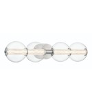 Bathroom wall lamps - Quintiesse Atomo wall lamp - 4 light sources - Polished chrome IP44 Elstead Lighting QN-ATOMO-4W-PC - product 1