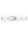 Quintiesse Atomo wall lamp - 4 light sources - Polished chrome IP44 Elstead Lighting QN-ATOMO-4W-PC