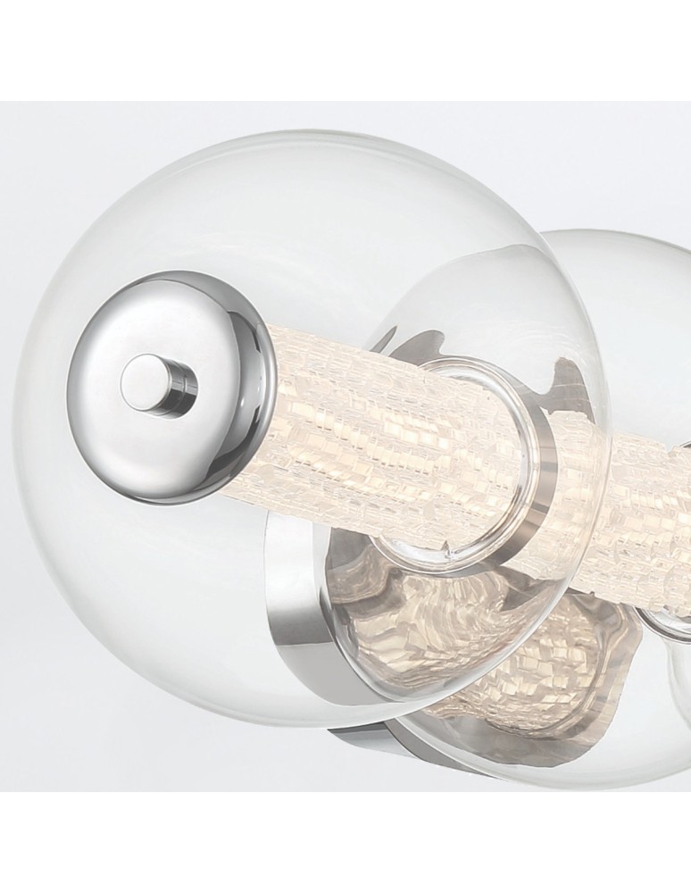 Bathroom wall lamps - Quintiesse Atomo wall lamp - 4 light sources - Polished chrome IP44 Elstead Lighting QN-ATOMO-4W-PC - product kolory-swiatla.pl 3