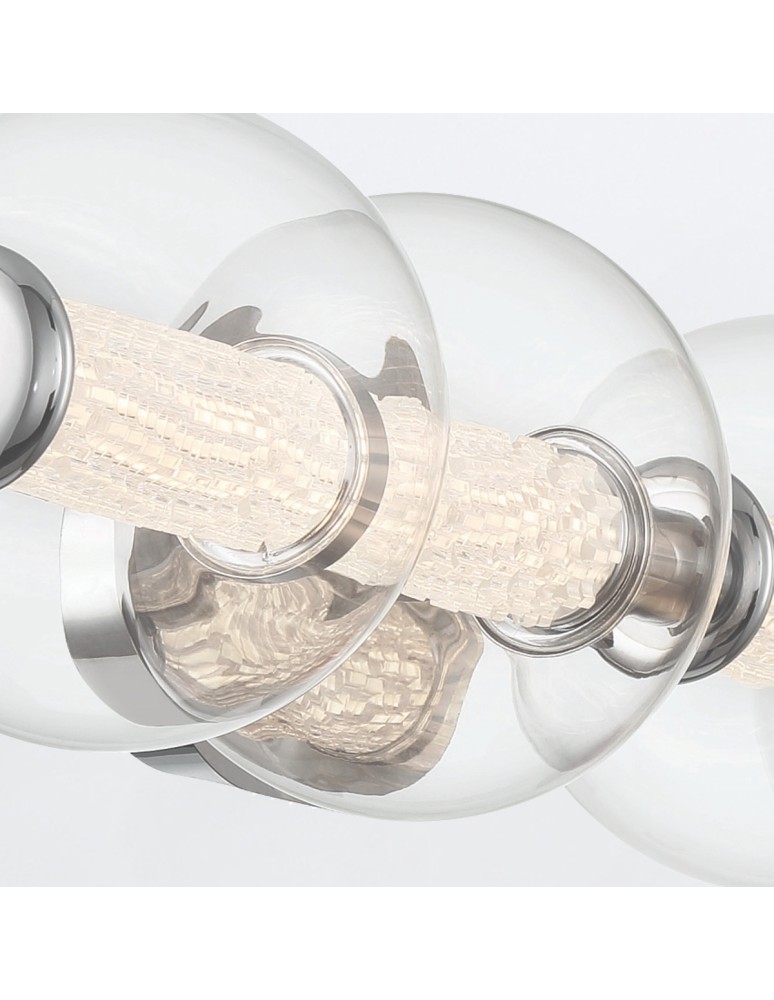 Bathroom wall lamps - Quintiesse Atomo wall lamp - 4 light sources - Polished chrome IP44 Elstead Lighting QN-ATOMO-4W-PC - product kolory-swiatla.pl 5