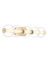 Quintiesse Atomo wall lamp - 5 light sources - Brushed gold IP44 Elstead Lighting QN-ATOMO-5W-BG