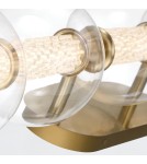 Bathroom wall lamps - Quintiesse Atomo wall lamp - 5 light sources - Brushed gold IP44 Elstead Lighting QN-ATOMO-5W-BG - product 4