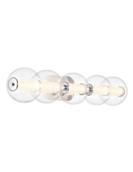 Quintiesse Atomo wall lamp - 5 light sources - Polished chrome IP44 Elstead Lighting QN-ATOMO-5W-PC