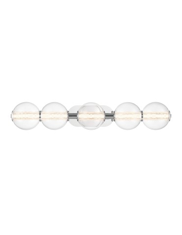 Quintiesse Atomo wall lamp - 5 light sources - Polished chrome IP44 Elstead Lighting QN-ATOMO-5W-PC - product 2