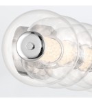 Bathroom wall lamps - Quintiesse Atomo wall lamp - 5 light sources - Polished chrome IP44 Elstead Lighting QN-ATOMO-5W-PC - product 3