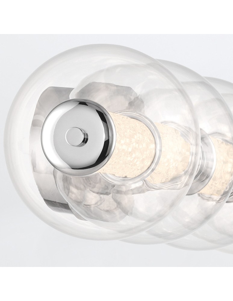 Bathroom wall lamps - Quintiesse Atomo wall lamp - 5 light sources - Polished chrome IP44 Elstead Lighting QN-ATOMO-5W-PC - product kolory-swiatla.pl 3