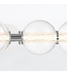 Bathroom wall lamps - Quintiesse Atomo wall lamp - 5 light sources - Polished chrome IP44 Elstead Lighting QN-ATOMO-5W-PC - product 6