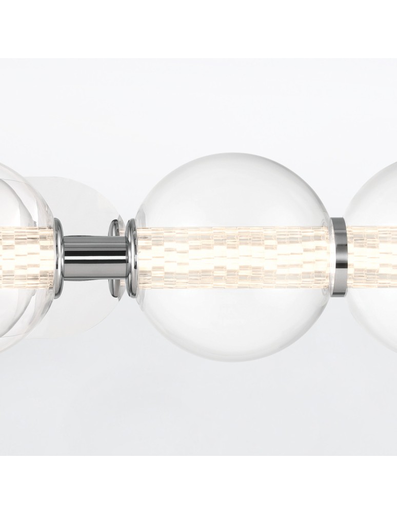 Bathroom wall lamps - Quintiesse Atomo wall lamp - 5 light sources - Polished chrome IP44 Elstead Lighting QN-ATOMO-5W-PC - product kolory-swiatla.pl 6