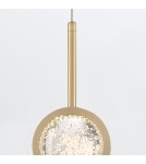 Pendant lamps - Quintiesse Barletta pendant lamp - 1 light source - Brushed gold Elstead Lighting QN-BARLETTA-1P-BG - product 2