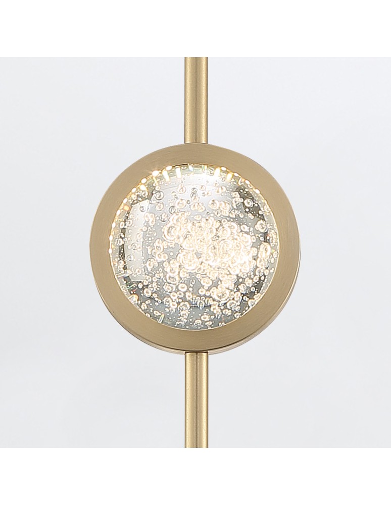 Quintiesse Lampa wisząca Barletta - 1 źródło światła - Szczotkowane złoto QN-BARLETTA-1P-BG