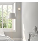 Pendant lamps - Quintiesse Barletta pendant lamp - 1 light source - Brushed gold Elstead Lighting QN-BARLETTA-1P-BG - product 6