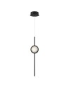 Quintiesse Barletta pendant lamp - 1 light source - Matte black Elstead Lighting QN-BARLETTA-1P-BK