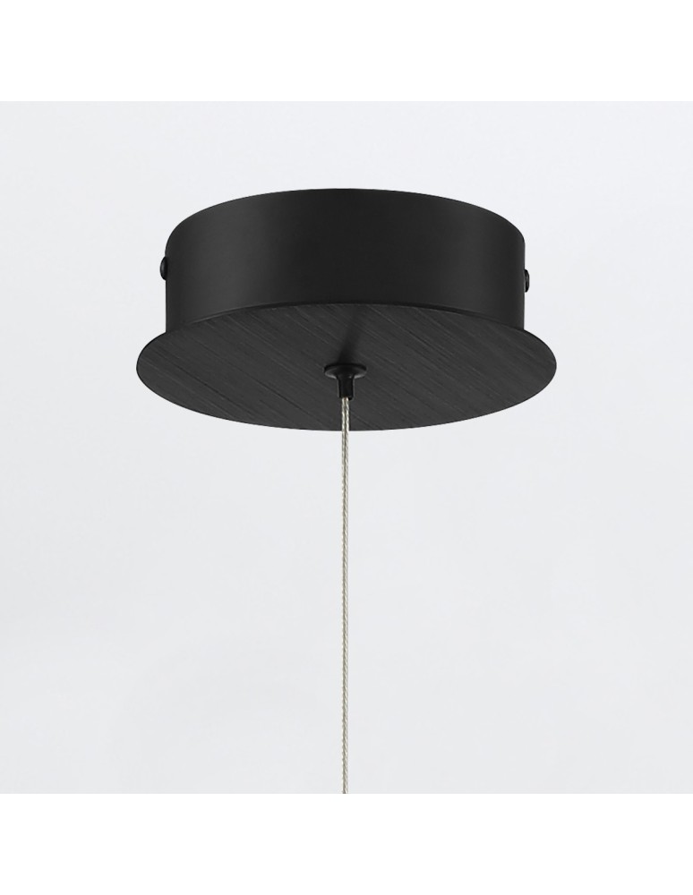 Quintiesse Lampa wisząca Barletta - 1 źródło światła - Matowa czerń QN-BARLETTA-1P-BK