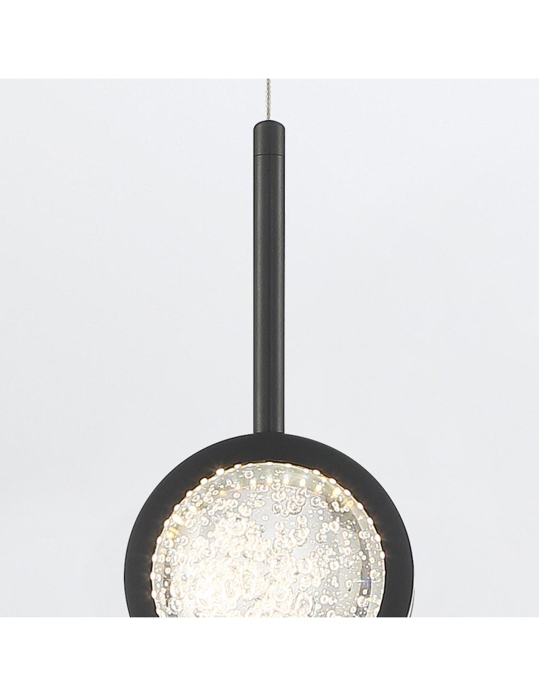 Quintiesse Lampa wisząca Barletta - 1 źródło światła - Matowa czerń QN-BARLETTA-1P-BK