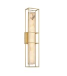Bathroom wall lamps - Quintiesse Large Blakley wall lamp - 1 light source - Brushed gold IP44 Elstead Lighting QN-BLAKLEY-L-BG - product 1