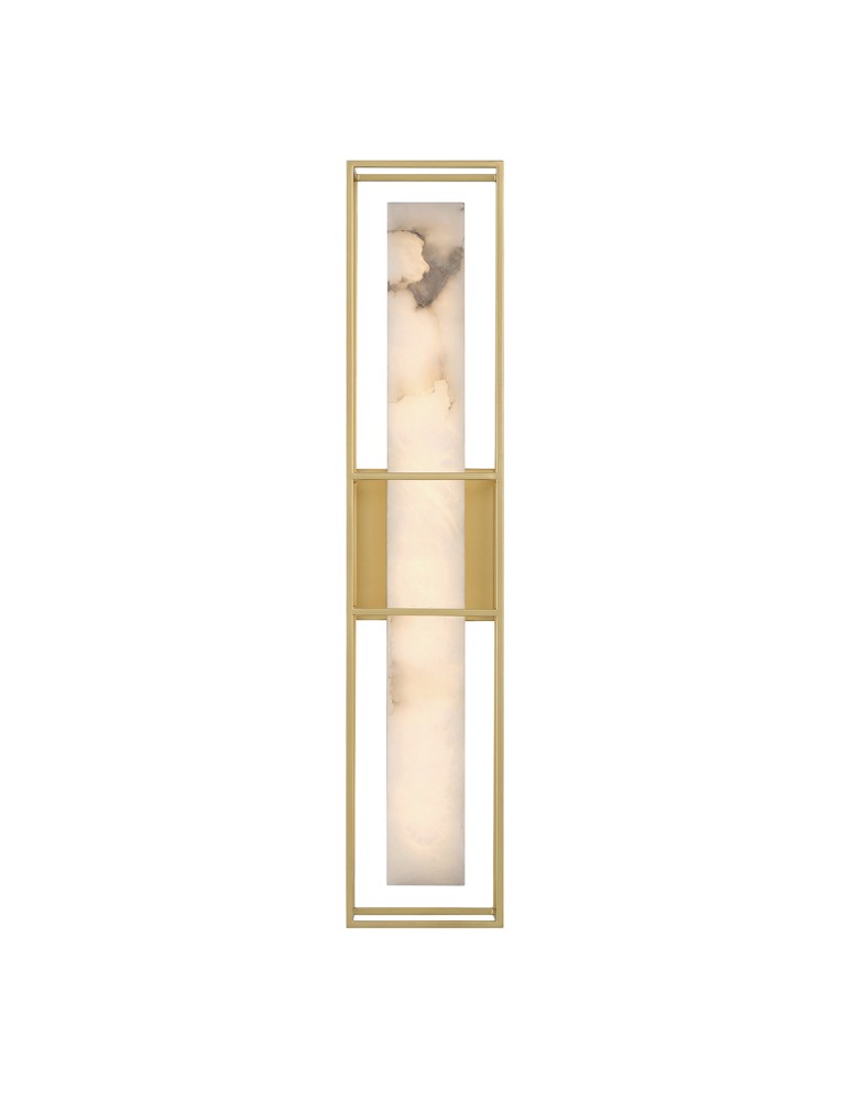 Bathroom wall lamps - Quintiesse Large Blakley wall lamp - 1 light source - Brushed gold IP44 Elstead Lighting QN-BLAKLEY-L-BG - product kolory-swiatla.pl 2