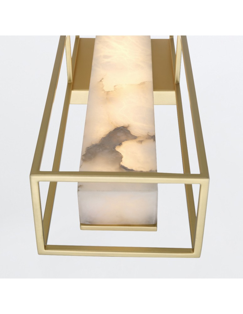 Bathroom wall lamps - Quintiesse Large Blakley wall lamp - 1 light source - Brushed gold IP44 Elstead Lighting QN-BLAKLEY-L-BG - product kolory-swiatla.pl 3