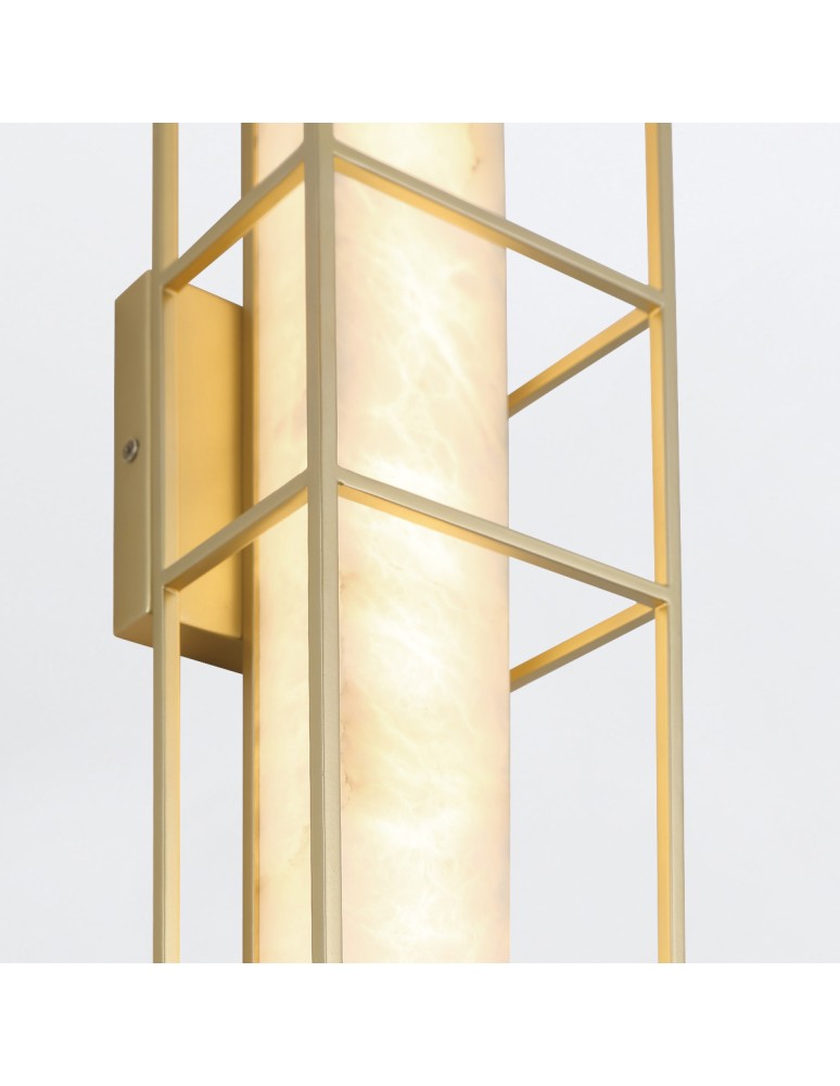 Quintiesse Duży kinkiet Blakley - 1 źródło światła - Szczotkowane złoto QN-BLAKLEY-L-BG