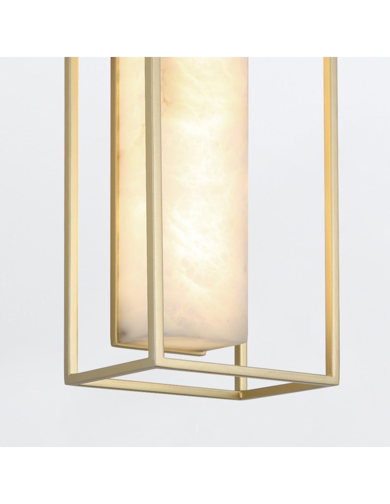 Bathroom wall lamps - Quintiesse Large Blakley wall lamp - 1 light source - Brushed gold IP44 Elstead Lighting QN-BLAKLEY-L-BG - product kolory-swiatla.pl 5
