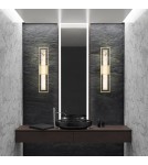 Bathroom wall lamps - Quintiesse Large Blakley wall lamp - 1 light source - Brushed gold IP44 Elstead Lighting QN-BLAKLEY-L-BG - product 7