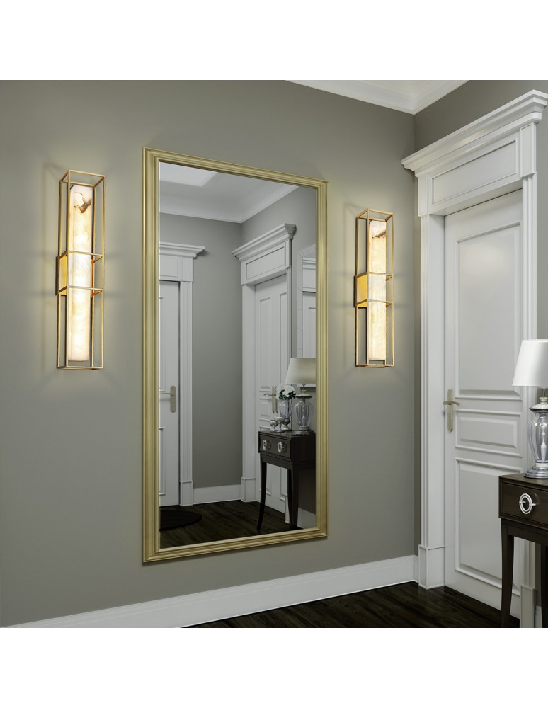 Bathroom wall lamps - Quintiesse Large Blakley wall lamp - 1 light source - Brushed gold IP44 Elstead Lighting QN-BLAKLEY-L-BG - product kolory-swiatla.pl 9