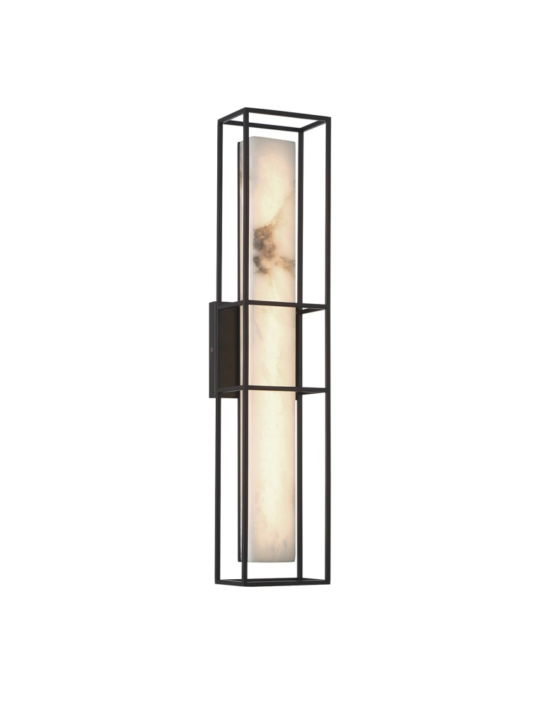 Bathroom wall lamps - Quintiesse Large Blakley wall lamp - 1 light source - Matte black IP44 Elstead Lighting QN-BLAKLEY-L-BK - product kolory-swiatla.pl 1