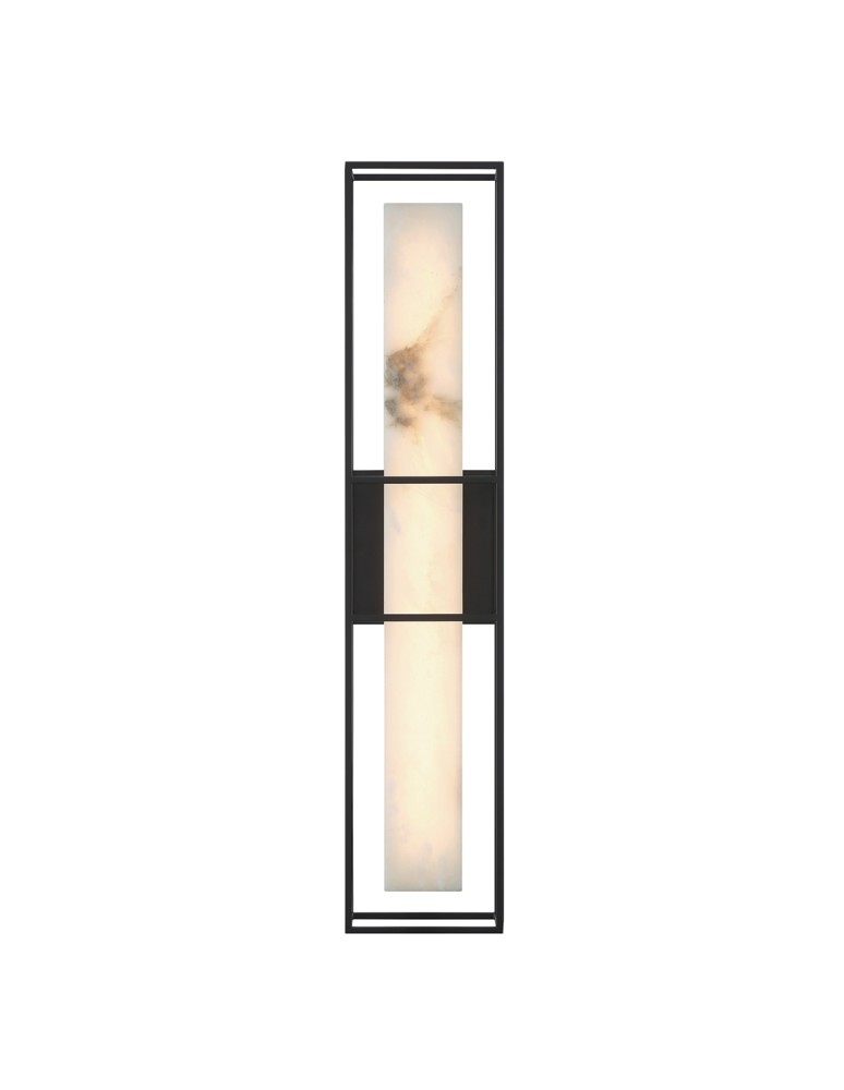 Bathroom wall lamps - Quintiesse Large Blakley wall lamp - 1 light source - Matte black IP44 Elstead Lighting QN-BLAKLEY-L-BK - product kolory-swiatla.pl 2
