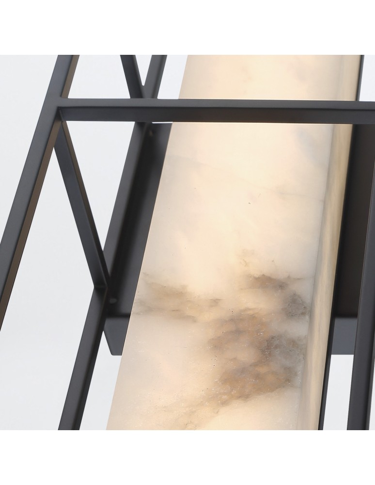 Quintiesse Duży kinkiet Blakley - 1 źródło światła - Matowa czerń QN-BLAKLEY-L-BK