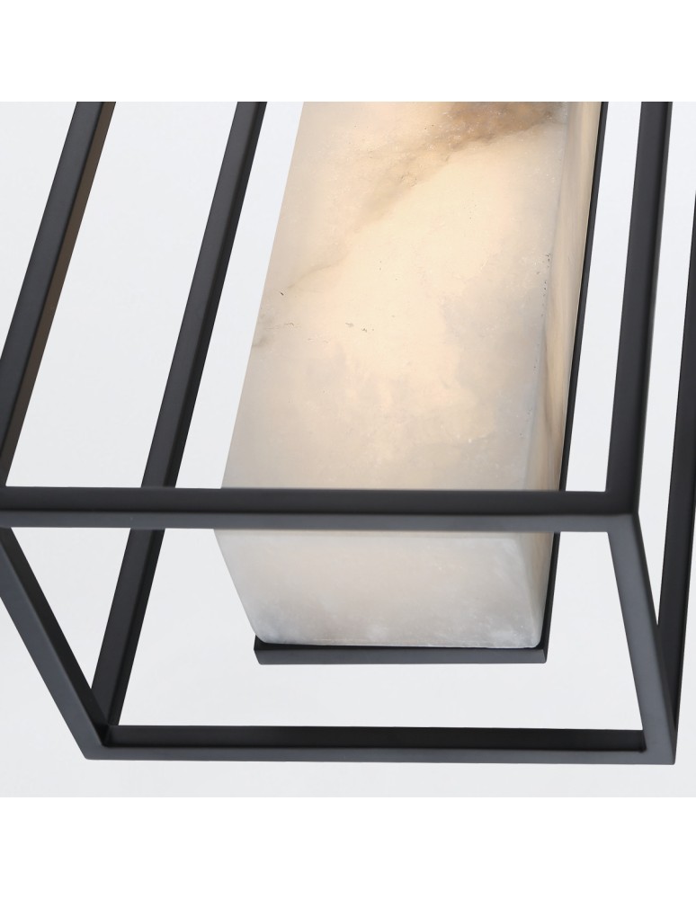 Bathroom wall lamps - Quintiesse Large Blakley wall lamp - 1 light source - Matte black IP44 Elstead Lighting QN-BLAKLEY-L-BK - product kolory-swiatla.pl 6