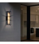 Bathroom wall lamps - Quintiesse Large Blakley wall lamp - 1 light source - Matte black IP44 Elstead Lighting QN-BLAKLEY-L-BK - product 7