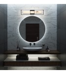 Bathroom wall lamps - Quintiesse Large Blakley wall lamp - 1 light source - Matte black IP44 Elstead Lighting QN-BLAKLEY-L-BK - product 9