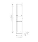 Bathroom wall lamps - Quintiesse Large Blakley wall lamp - 1 light source - Matte black IP44 Elstead Lighting QN-BLAKLEY-L-BK - product 11