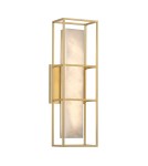 Bathroom wall lamps - Quintiesse Blakley medium wall lamp - 1 light source - Brushed gold IP44 Elstead Lighting QN-BLAKLEY-M-BG - product 1