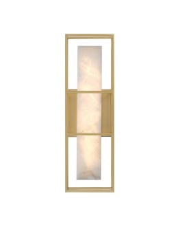Quintiesse Blakley medium wall lamp - 1 light source - Brushed gold IP44 Elstead Lighting QN-BLAKLEY-M-BG - product 2
