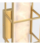 Bathroom wall lamps - Quintiesse Blakley medium wall lamp - 1 light source - Brushed gold IP44 Elstead Lighting QN-BLAKLEY-M-BG - product 3