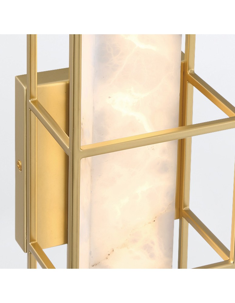 Bathroom wall lamps - Quintiesse Blakley medium wall lamp - 1 light source - Brushed gold IP44 Elstead Lighting QN-BLAKLEY-M-BG - product kolory-swiatla.pl 3