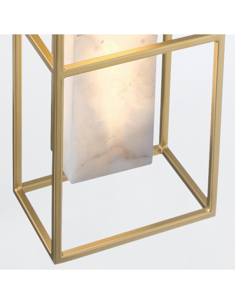 Bathroom wall lamps - Quintiesse Blakley medium wall lamp - 1 light source - Brushed gold IP44 Elstead Lighting QN-BLAKLEY-M-BG - product kolory-swiatla.pl 5