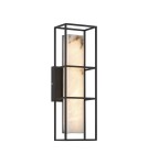 Bathroom wall lamps - Quintiesse Blakley medium wall lamp - 1 light source - Matte black IP44 Elstead Lighting QN-BLAKLEY-M-BK - product 1