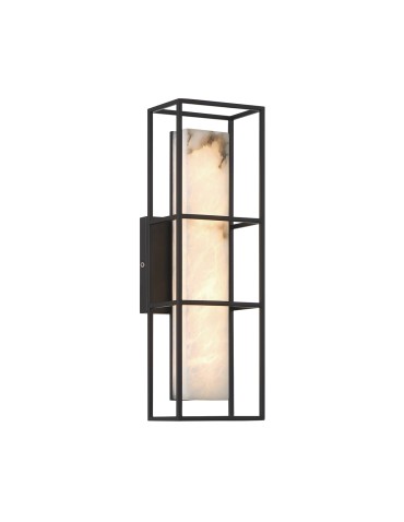 Quintiesse Blakley medium wall lamp - 1 light source - Matte black IP44 Elstead Lighting QN-BLAKLEY-M-BK