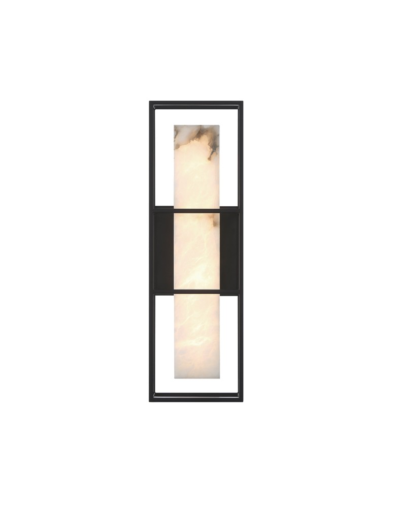 Bathroom wall lamps - Quintiesse Blakley medium wall lamp - 1 light source - Matte black IP44 Elstead Lighting QN-BLAKLEY-M-BK - product kolory-swiatla.pl 2