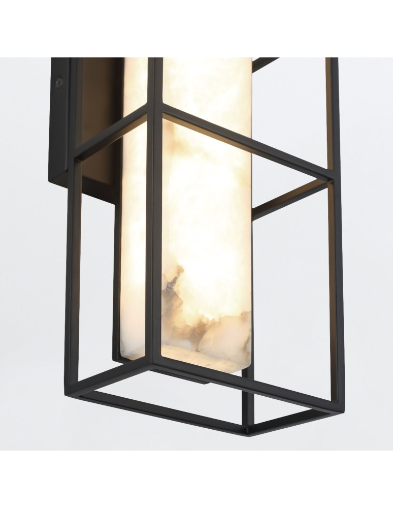 Bathroom wall lamps - Quintiesse Blakley medium wall lamp - 1 light source - Matte black IP44 Elstead Lighting QN-BLAKLEY-M-BK - product kolory-swiatla.pl 4